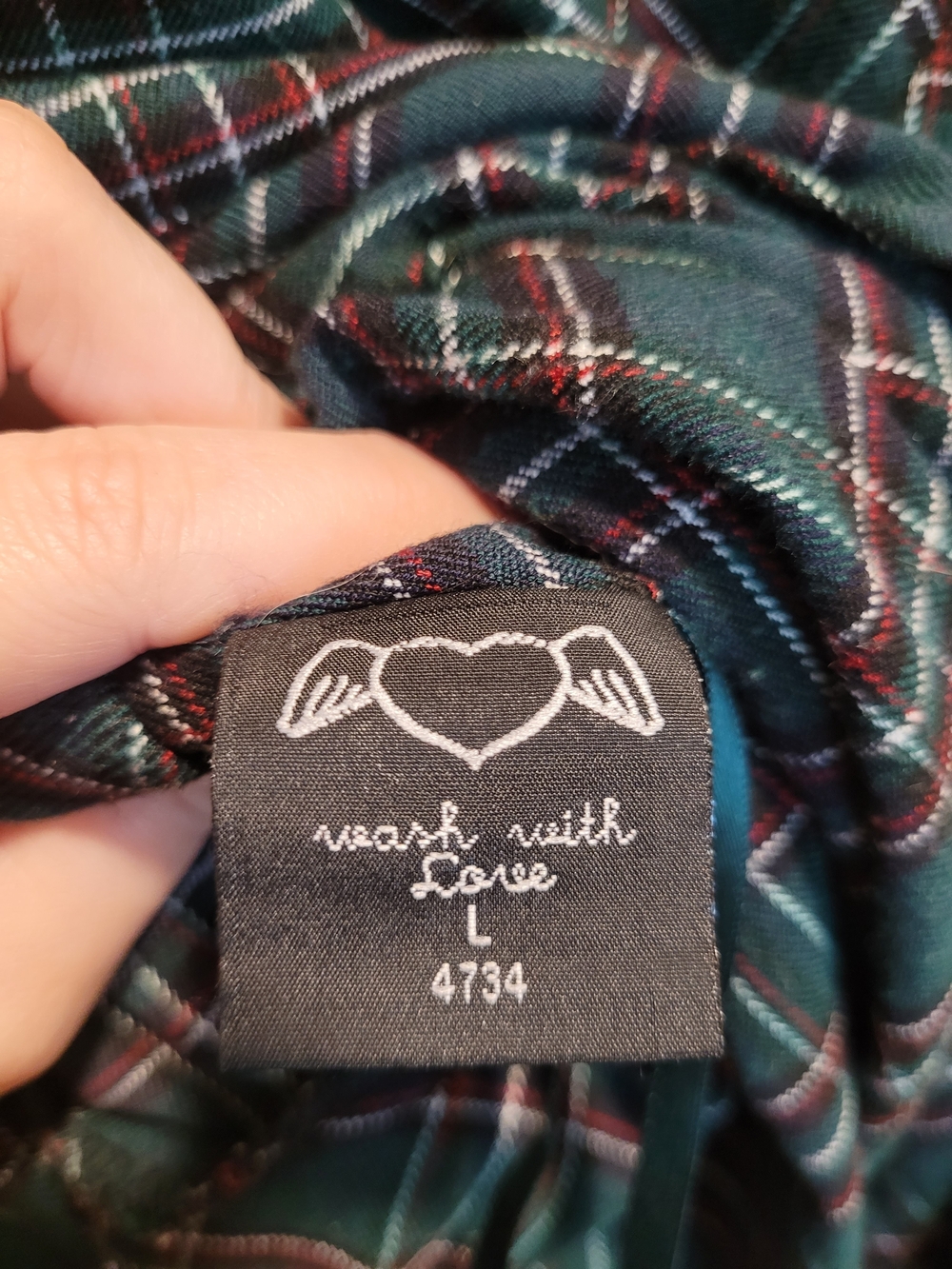 Hell Bunny Forest Green Plaid Fit & Flare Midi Dress (UK L) - Picture 8 of 11